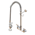 Thumbnail image #1 for T&S Brass EasyInstall B-0133-V-B 8-Inch Wall Mount Pre-Rinse Unit with Vacuum Breaker and 44-Inch Stainless Steel Hose