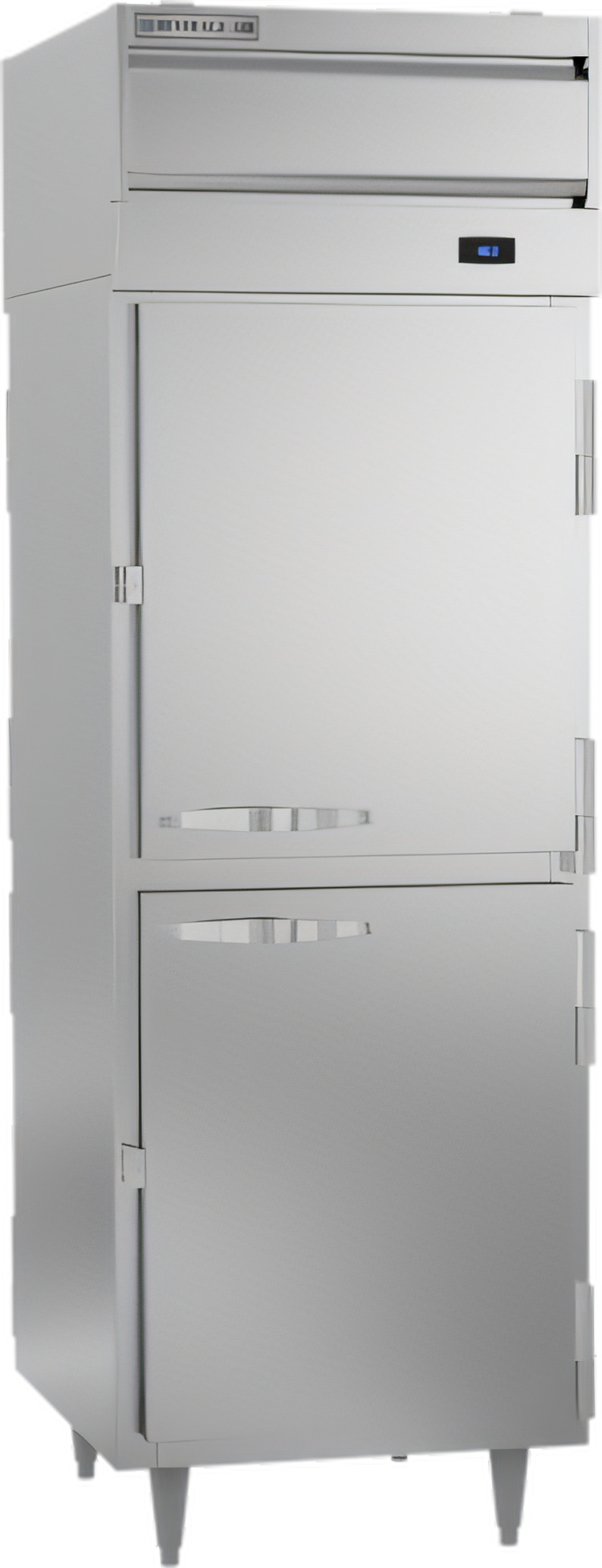 Product image #1 for Beverage-Air P Series PH1-1HS-PT Top-Mount Pass-Thru Warming Cabinet, 1 Section, 21.01 Cu. Ft., 4 Half-Height Solid Doors