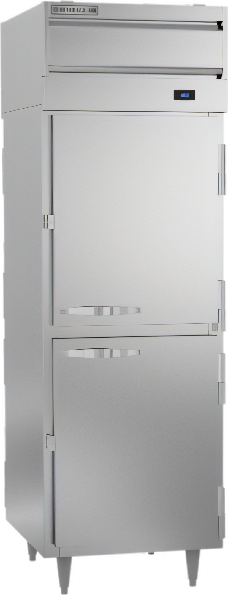 Product image #1 for Beverage-Air P Series PH1-1HS-PT Top-Mount Pass-Thru Warming Cabinet, 1 Section, 21.01 Cu. Ft., 4 Half-Height Solid Doors