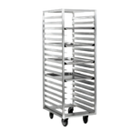 Thumbnail image #1 for Eagle Group Panco UARR-64-SR Open-Frame End-Load Roll-In Refrigerator Rack, Universal Slides, 2-1/2-Inch Centers, 5-Inch Casters