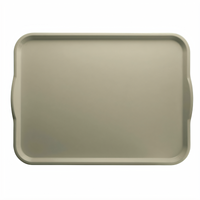 Cambro Camtray® 14 x 18 Inch Rectangular Dietary Tray with Handles, Fiberglass, Desert Tan
