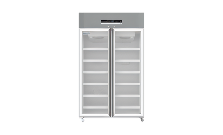 Product image #1 for Migali Medical-Grade Single Glass Door Refrigerator, 36 Cu. Ft., Top-Mounted, Stainless Steel