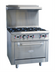 Thumbnail image #1 for Serv-Ware 36-Inch Natural Gas Commercial Gas Range with Six Open Burners and Standard Oven