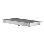 Thumbnail image #1 for Koolmore KM-FTG-1896 96-Inch x 18-Inch Stainless Steel Floor Trough Drain with Subway-Style Grates and Removable Drain Baskets