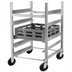 Thumbnail image #1 for Channel Manufacturing Aluminum Glass/Oval Tray Rack Dolly with Casters