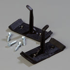 Thumbnail image #1 for CFS Brands Flo-Pac® 4073300 Plastic Broom/Brush Replacement Hook, 1-3/4"L, Includes Wood Screws, Pack of 2 Case of 12