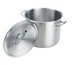 Thumbnail image #1 for Crestware 8 Qt Induction Ready Stainless Steel Stock Pot with Cover