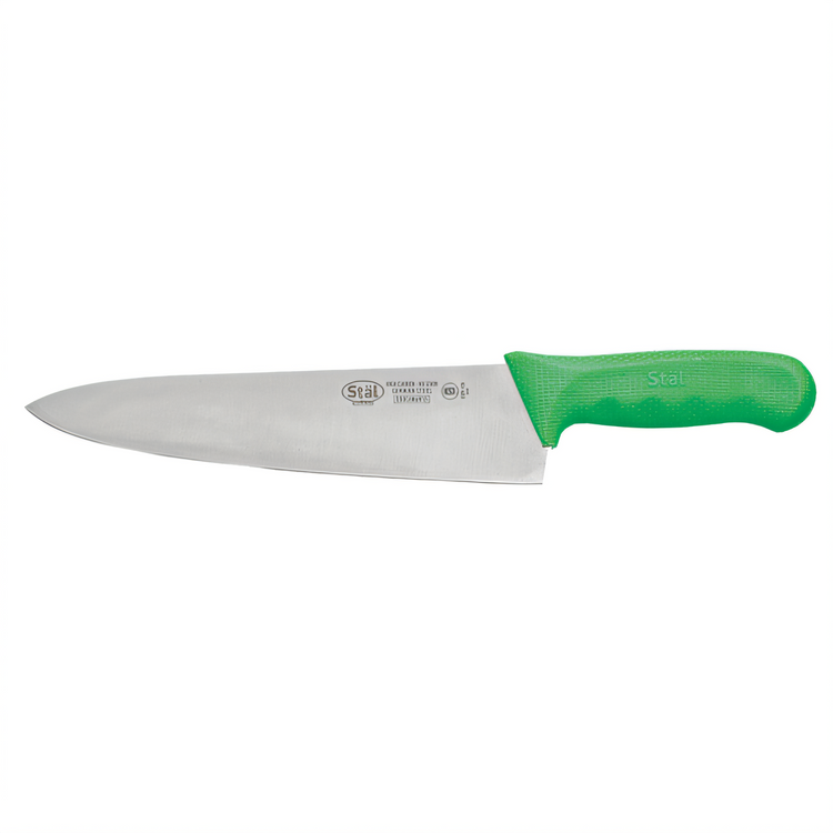 Product image #1 for Winco Stäl 10-Inch Stamped Chef's Knife with Green Polypropylene Handle