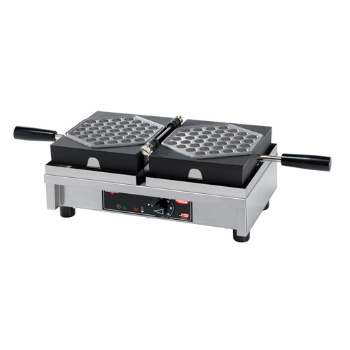 Product image #1 for Krampouz Commercial Electric Countertop Single Bubble Waffle Maker with 180° Opening, 240V