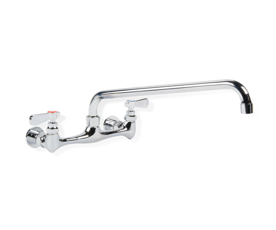 Product image #1 for Steel Works Stainless Wall-Mount Faucet with 8-Inch Centers and 14-Inch Spout