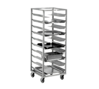 Channel Manufacturing Mobile Adjustable Aluminum Universal Rack, 12-Pan Capacity