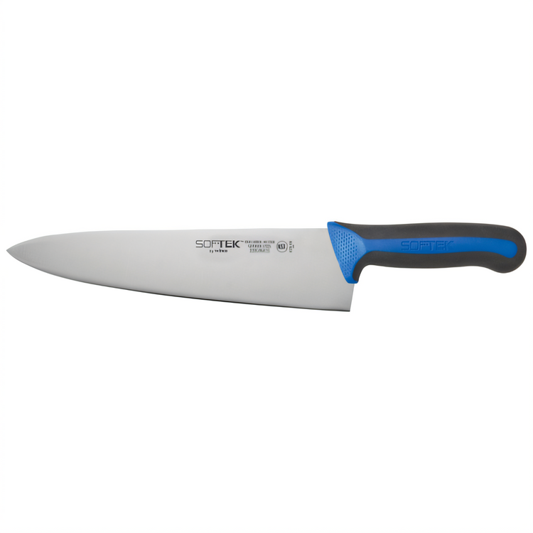 Product image #1 for Winco Sof-Tek 10-Inch Wide Stamped Chef's Knife with Soft-Grip TPR Handle