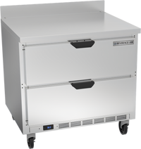 Beverage-Air WTRD36AHC-2 36-Inch Worktop Refrigerator with 2 Drawers, 8.5 Cu. Ft.