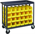 Thumbnail image #1 for Quantum Mobile Rail Cart for Ultra Bins, 36 x 24 x 35-1/2 Inches, 800 lb Capacity