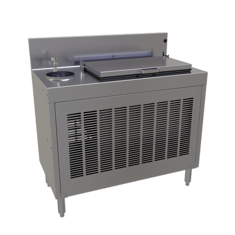 Product image #1 for Glastender 36-Inch Free-Standing Underbar Ice Cream Dipping Cabinet with Self-Contained Refrigeration