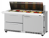 Thumbnail image #1 for Turbo Air PRO Series 60-1/4-Inch Front Breathing Mega Top Sandwich/Salad Prep Table with 24-Pan Opening, 1 Door, and 2 Drawers