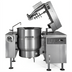 Thumbnail image #1 for Crown ELTM-100 100 Gallon Electric 2/3 Steam Jacketed Tilting Mixer Kettle