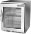 Thumbnail image #1 for Beverage-Air 20-Inch One-Section Undercounter Ice Cream Freezer with Glass Door, 2.25 Cu. Ft., Shallow Depth