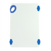 Thumbnail image #1 for Winco STATIKBoard 12 x 18 x 1/2-Inch Rectangular Blue Co-Polymer Cutting Board with Rubber Grip Hook
