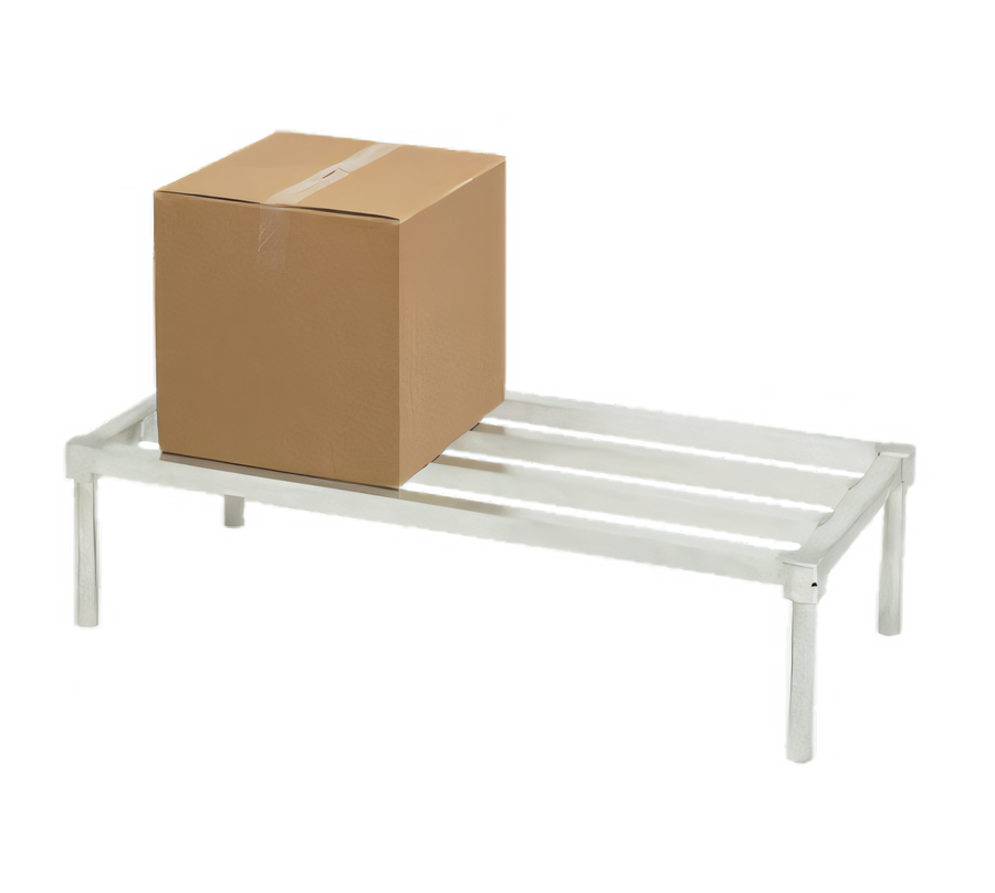 Product image #1 for Channel Manufacturing Tubular Aluminum Knock-Down Dunnage Rack, 24 x 20 x 12 Inches, 2,200 lb. Capacity