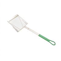 Frymaster/Dean Square Mesh Fish Scoop with 17-3/8 Inch Handle