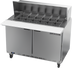Thumbnail image #1 for Beverage-Air 48-Inch Mega Top Refrigerated Prep Table, Two-Door, 18-Pan