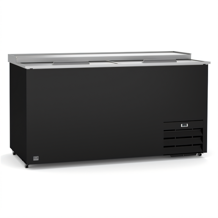 Product image #2 for Kelvinator Commercial 65-Inch Slide Top Bottle Cooler, 19 Cu. Ft., Side-Mounted Refrigeration
