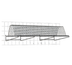 Thumbnail image #1 for Metro SmartWall 48-Inch Grid-Mounted Tray Drying Rack with Metroseal 3 Green Finish and Microban