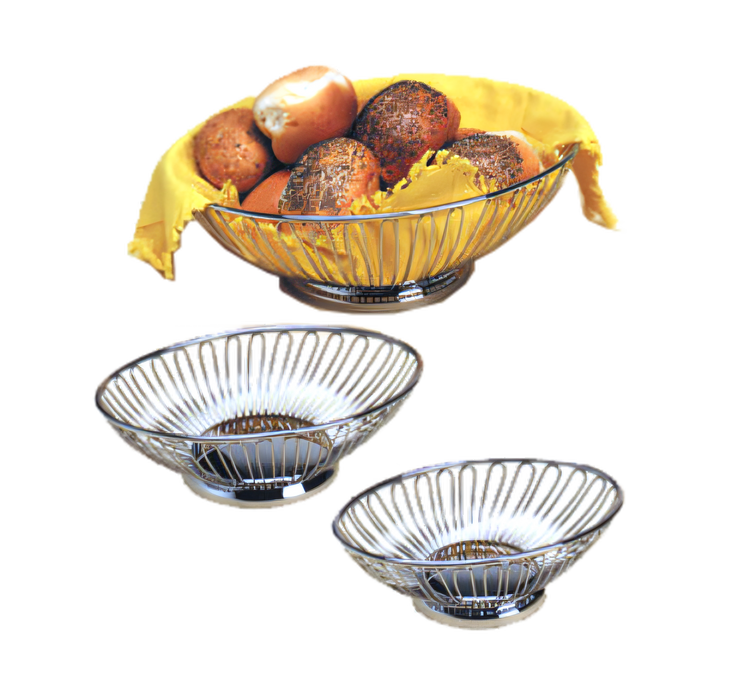 Product image #1 for American Metalcraft Oval Stainless Steel Serving Basket