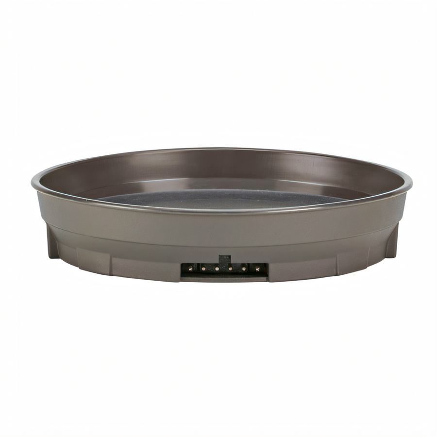 Product image #1 for Cambro Camduction® Heat Retention Base for 9-Inch Plates, Smoked Metal