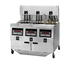 Thumbnail image #1 for Henny Penny OEA-323 3-Well Electric Auto Lift Open Fryer with Built-In Filtration