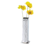 Thumbnail image #1 for American Metalcraft Hammered Finish Square Stainless Steel Bud Vase, 1-3/4 Inch x 5-1/4 Inch High