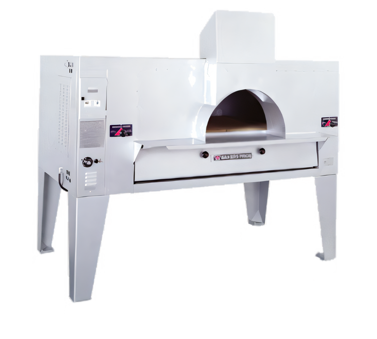 Product image #1 for Bakers Pride IL Forno Classico FC-616 Single Deck Gas Pizza Oven with 60 x 36-Inch Cordierite Deck and Black Powder Coated Exterior