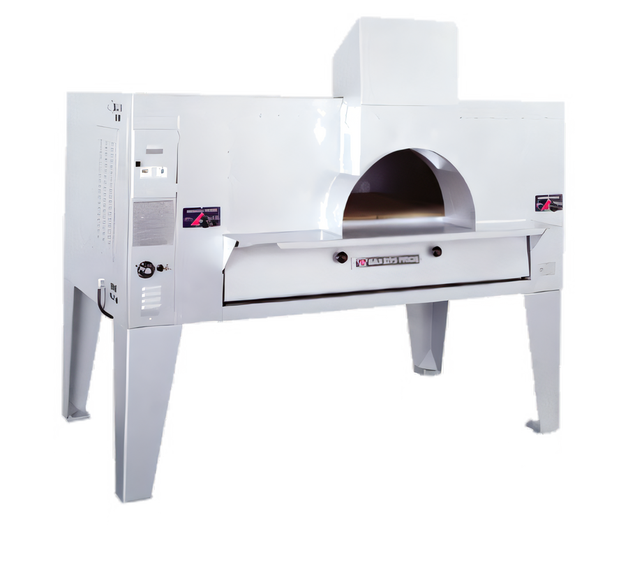 Product image #1 for Bakers Pride IL Forno Classico FC-616 Single Deck Gas Pizza Oven with 60 x 36-Inch Cordierite Deck and Black Powder Coated Exterior