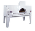 Thumbnail image #1 for Bakers Pride IL Forno Classico FC-616 Single Deck Gas Pizza Oven with 60 x 36-Inch Cordierite Deck and Black Powder Coated Exterior