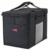 Cambro GoBag Large Folding Delivery Bag for Full-Size Food Pans, 21 x 14 x 17 Inch, Black
