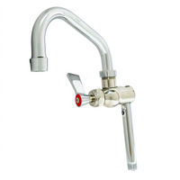 Fisher 14-Inch Swing Spout Add-On Faucet with Lever Handle and 4-Inch Riser