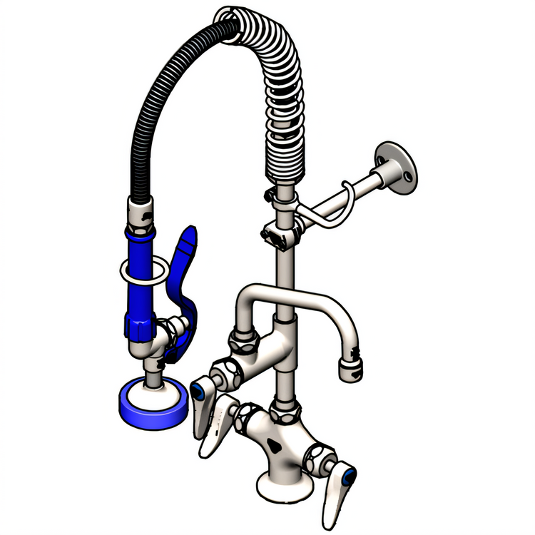 Product image #2 for T&S Brass SMPK-2DLN-06-CR Commercial Faucets & Plumbing