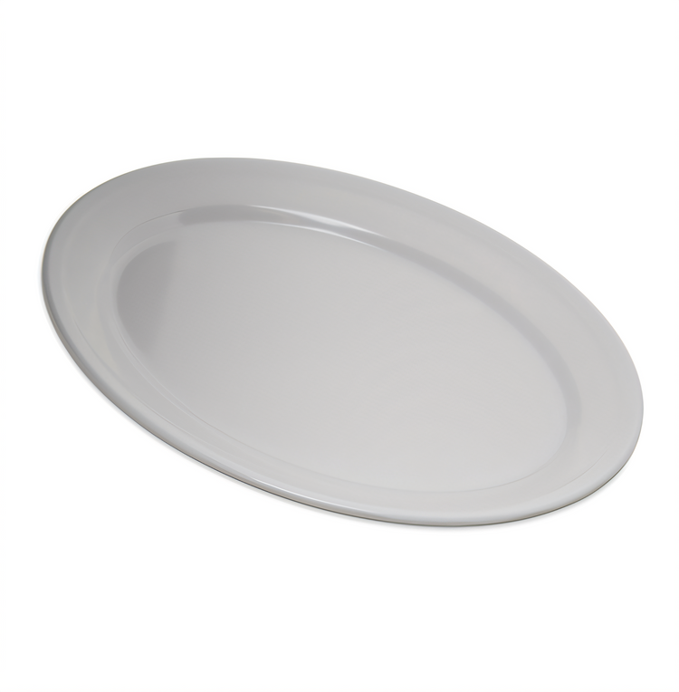 Product image #1 for Carlisle Dallas Ware 12-Inch x 8-1/2-Inch Oval White Melamine Platter