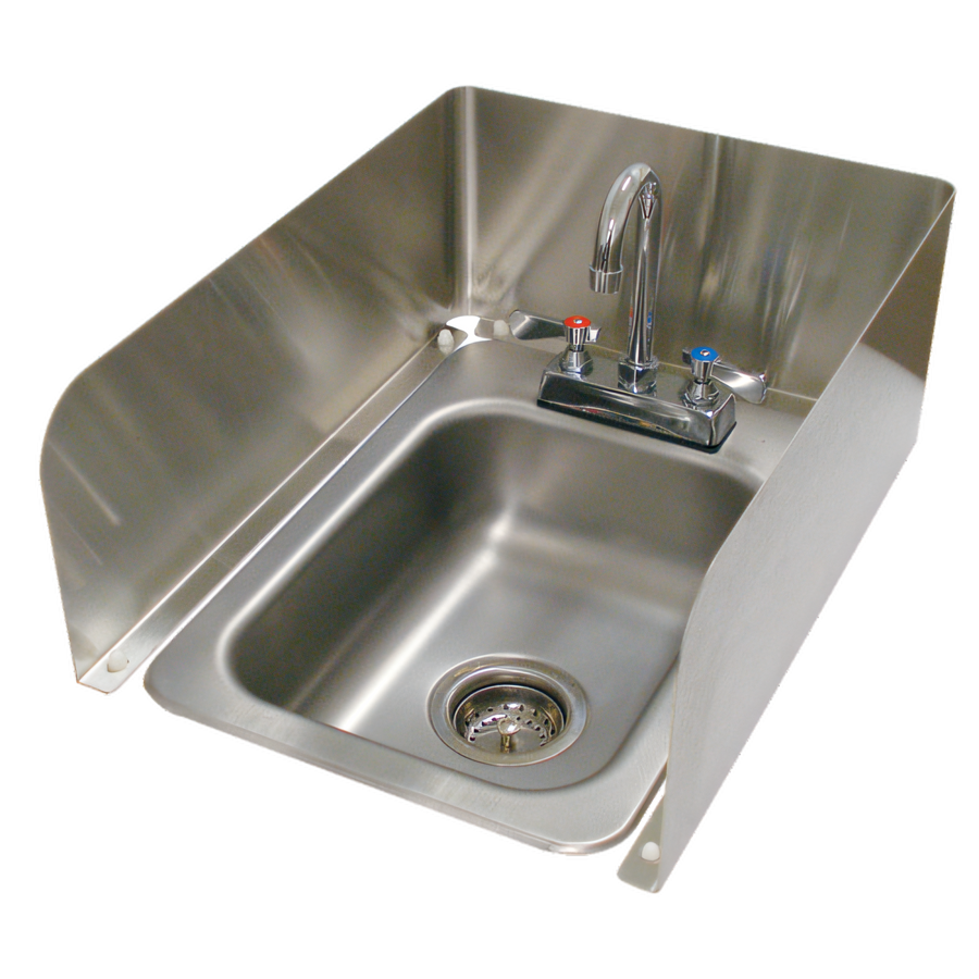 Product image #1 for Advance Tabco K-614C Removable 3-Sided Sink Splash Guard