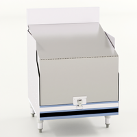 Advance Tabco Prestige Stainless Steel Locking Liquor Display Unit Cover for PRLR-18
