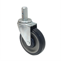 Winco ALRC-5H 5-Inch Heavyweight Stem Caster (Without Brake) — Compatible with ALRK-30BK 30-Tier Sheet Pan Racks