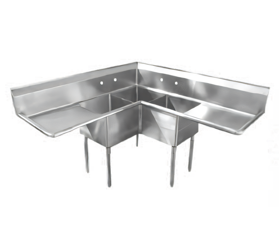 Product image #1 for Serv-Ware E3CWP18182-24-C Compartment Sinks