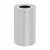 Thumbnail image #1 for Rubbermaid Commercial Designer Line 21 Gallon Aluminum Open-Top Bathroom Trash Can with Rigid Plastic Liner, Satin Aluminum