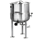Thumbnail image #1 for Cleveland Range KDL200 200-Gallon Direct Steam Kettle with 2/3 Steam Jacket, Tri-Leg Base and 316 Stainless Steel Liner