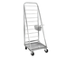 Thumbnail image #1 for Channel Aluminum Mobile Fry Basket Rack, 18-Basket Capacity