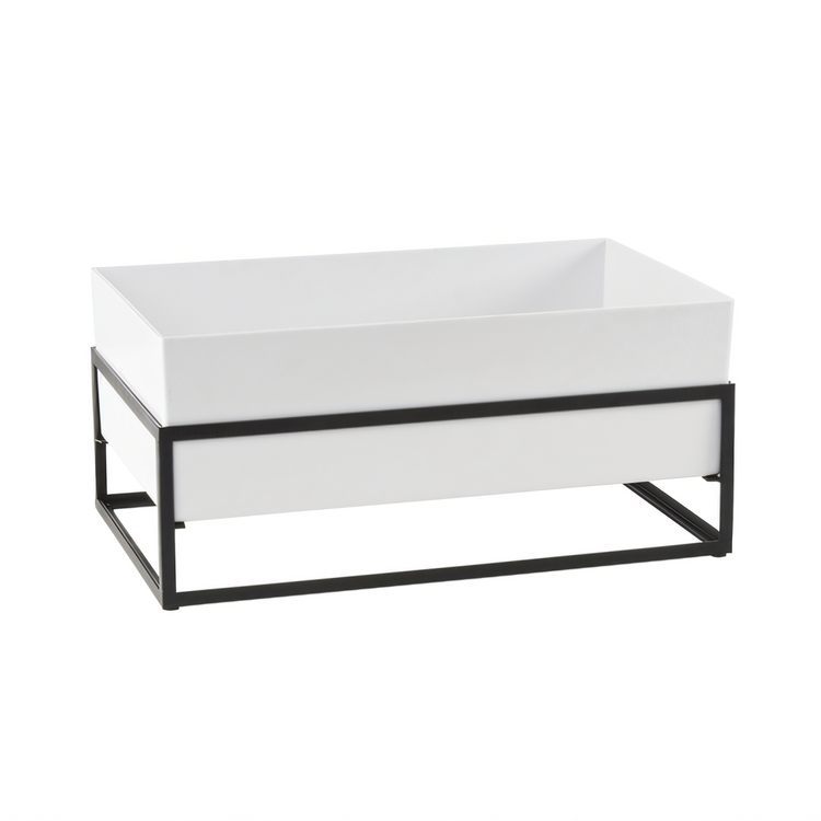 Product image #1 for Cal-Mil Monterey Complete Rectangular Ice Housing with White Melamine Ice Pan
