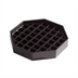 Thumbnail image #1 for Winco 4-1/2 Inch Octagonal Plastic Drip Tray with Removable Grid, Black