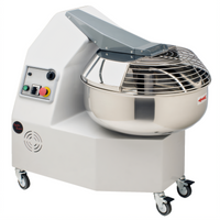 Mecnosud FC25 MUS Forked Kneading Dough Mixer, 35.5 lb Flour Capacity, 31 Qt Bowl, 1-Speed, 220V/60/1-Phase