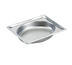 Thumbnail image #1 for Vollrath Super Pan Super Shape Half Oval Solid Hotel Pan, 1/2 Size, 1.7 Qt, 22-Gauge Stainless Steel